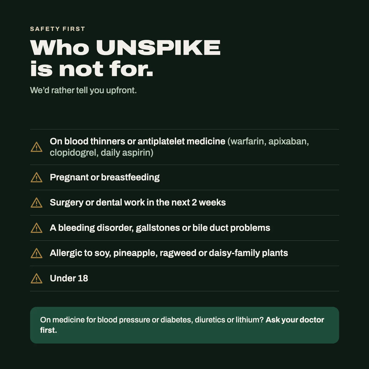 UNSPIKE